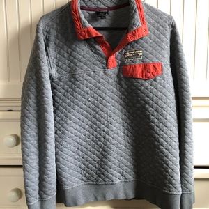 Patagonia organic cotton quilt snap T pullover